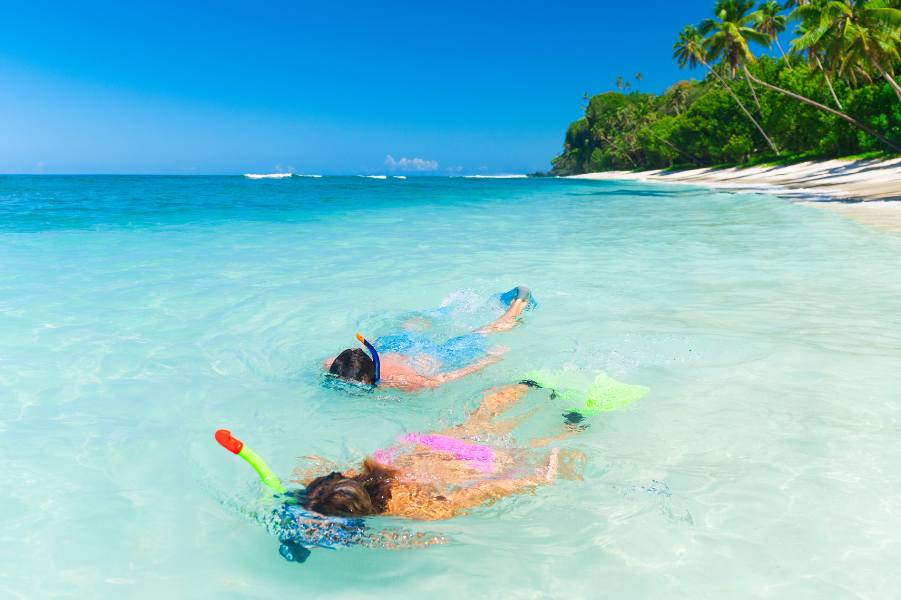 Snorkeling in Lalomanu 